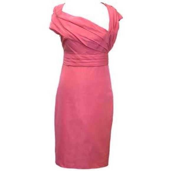 Valentino Pink Shoulder Dress - Picture 1 of 3